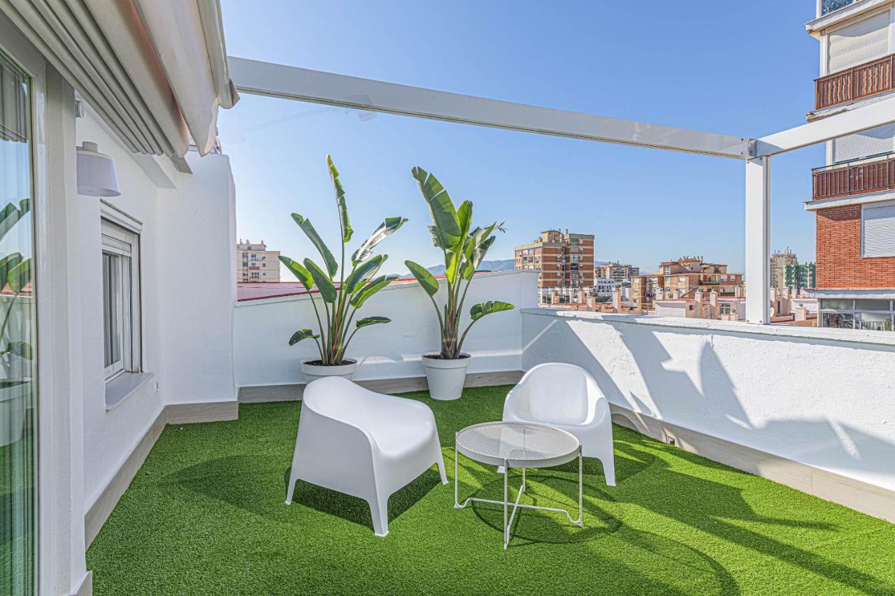 Wintowinrentals Exclusivo Atico Cerca De La Playa. مالقة المظهر الخارجي الصورة